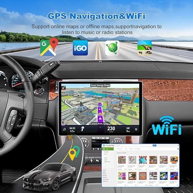 Head Unit 13 Zoll Chevrolet Tahoe Suburban GMC Yukon 2008-2012 - QLED GPS Dual-Kamera 6+128 GB