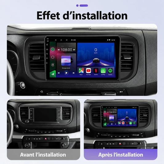 Head Unit CarPlay | Citroen Jumpy Dispatch | Peugeot Expert | Toyota Proace | Opel Vivaro | Fiat Scudo |2016-2023