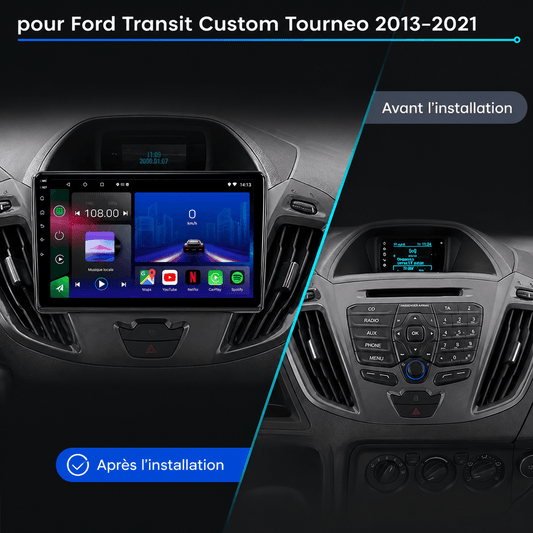Ford Transit Custom | MK8 | 2013-2018 | Android 15 Head Unit | Apple CarPlay | Android Auto