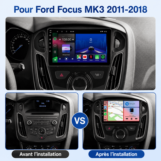 Ford Focus | MK3 2011-2018 | Android 15 Head Unit | Apple CarPlay | Android Auto