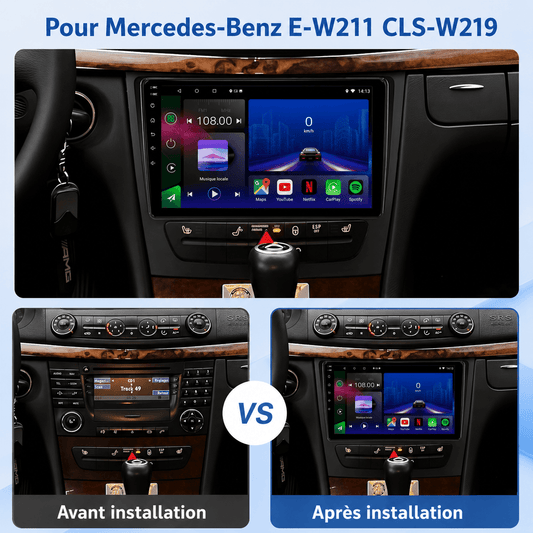 Mercedes | E-Class | W211 2002-2010 | Android 15 Head Unit | Apple CarPlay | Android Auto