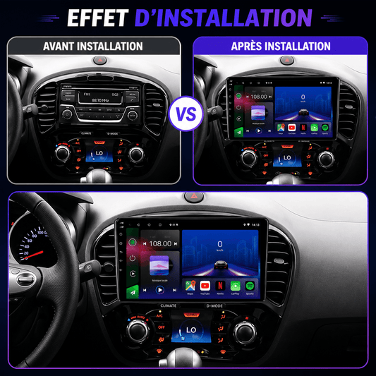 Nissan Juke | 2010-2019 | Android 15 Head Unit | Apple CarPlay | Android Auto