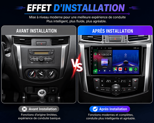 Nissan Navara | 2015-2022 | Android 15 Head Unit | Apple CarPlay | Android Auto