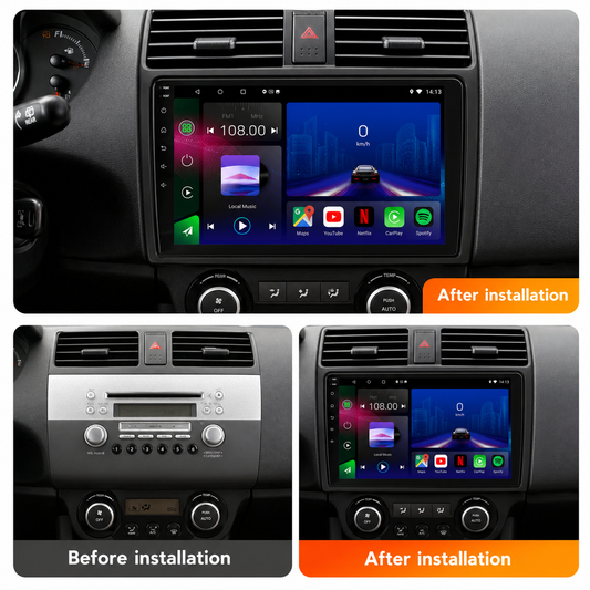 Suzuki Swift | 2003-2010 | Android 15 Head Unit | Apple CarPlay | Android Auto