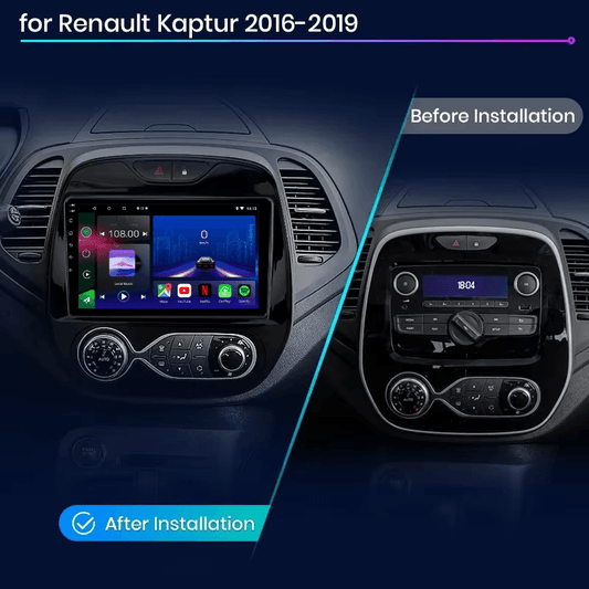 Renault Captur | 2013-2019 | Android 13 Head Unit | Apple CarPlay | Android Auto