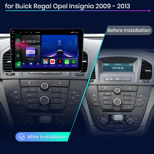 Opel Insignia | 2008-2013 | Android 15 Head Unit | Apple CarPlay | Android Auto