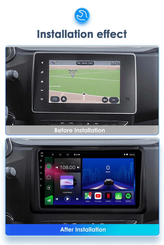 Renault Express | 2021-Present | Android 15 Head Unit | Apple CarPlay | Android Auto