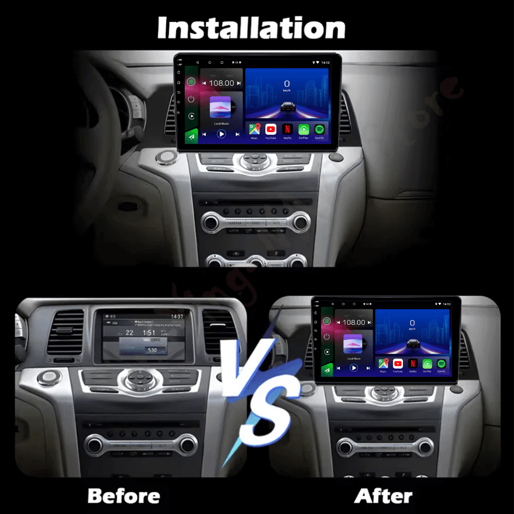 Nissan Murano | Z51 | 2008-2016 | Android 15 Head Unit | Apple CarPlay | Android Auto