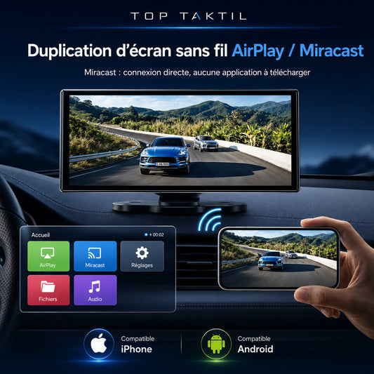11.26-inch CarPlay & Android Auto Display – No Installation Required