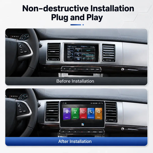 Jaguar XF X250 2004–2015 Android 15 Head Unit 7" – Wireless Apple CarPlay & Android Auto