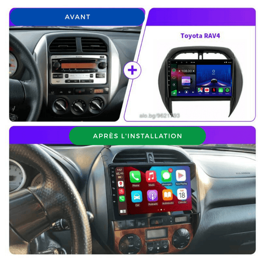 TOPTAKTILToyota RAV4 | 2003 - 2005 | Android 15 autoradio | Apple CarPlay | Android Auto