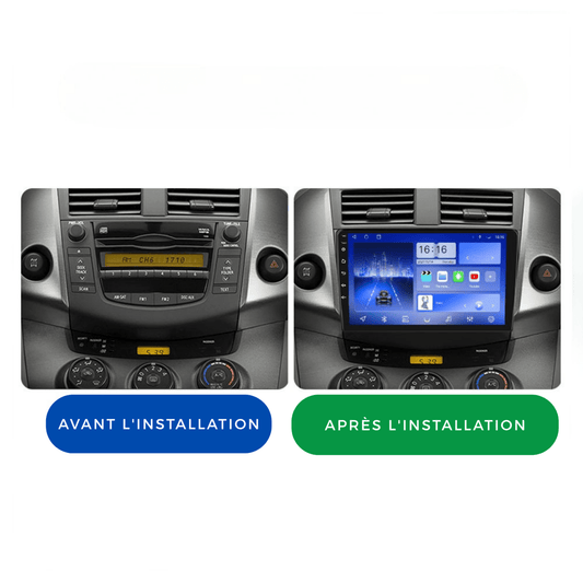 TOPTAKTILToyota RAV4 | 2007 - 2011 | Android 15 autoradio | Apple CarPlay | Android Auto