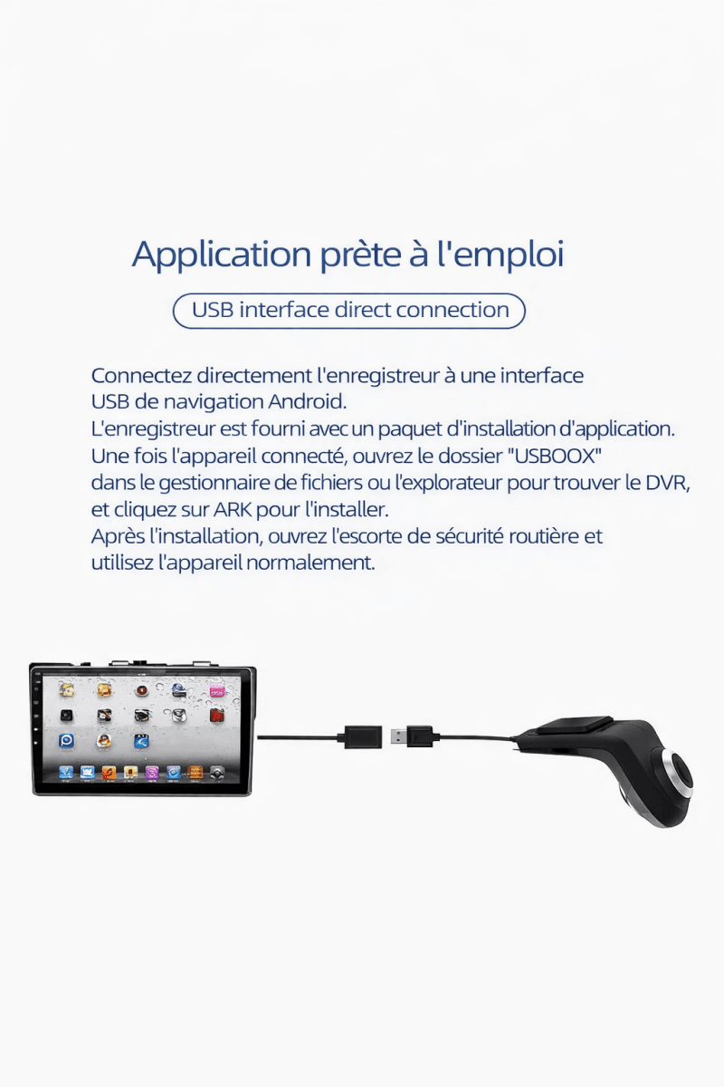 TOPTAKTILDVR | Caméra embarquée | USB | Full HD | Vision nocturne