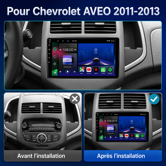 TOPTAKTILChevrolet Aveo/Sonic | 2011 - 2015 | autoradio Android 15 |Android Auto|CarPlay