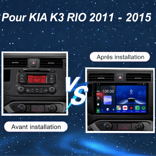TOPTAKTILKIA RIO 2012 - 2014 | Android 15 autoradio | Apple CarPlay | Android Auto