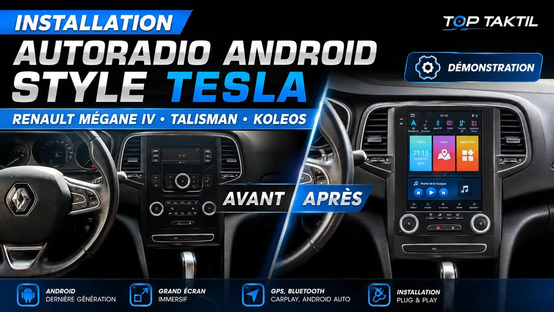 How to Install a Tesla-Style Android Head Unit in a Renault Mégane IV, Talisman and Koleos