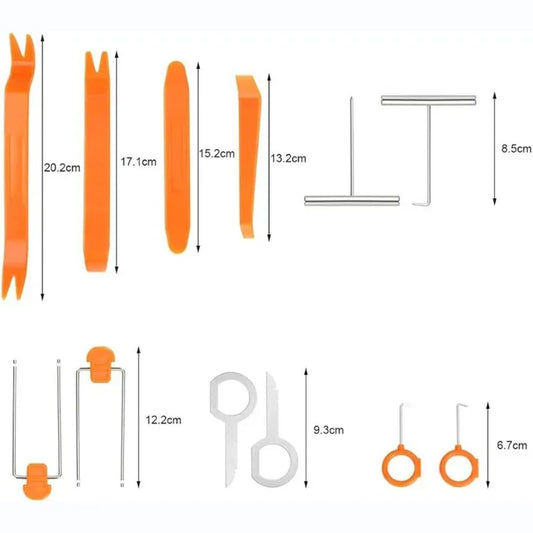 12-Piece Car Trim and Dashboard Removal Tool Kit