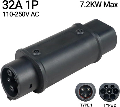 Charging Adapter Type 2 to Type 1 J1772 – 32A