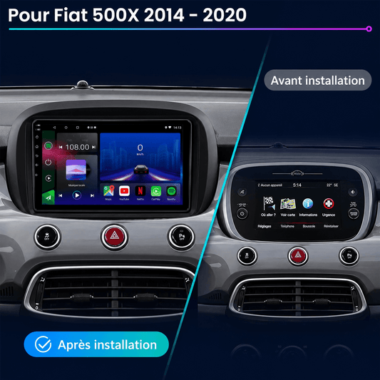 FIAT 500X | 2014-2019 | Android 15 Head Unit | Apple CarPlay | Android Auto