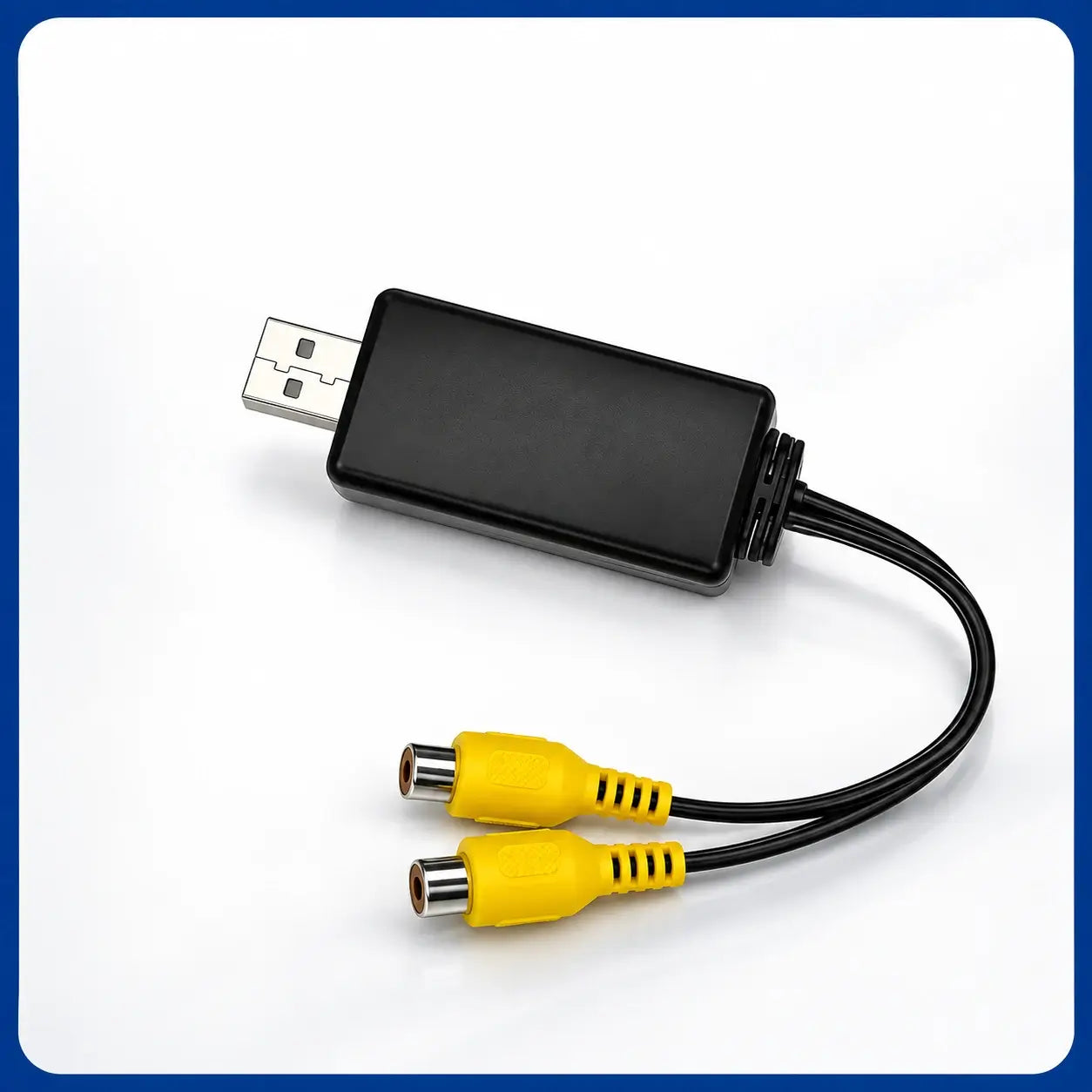 USB to Dual CVBS Video Output Adapter for Android Car Stereo – Dual RCA AV Output