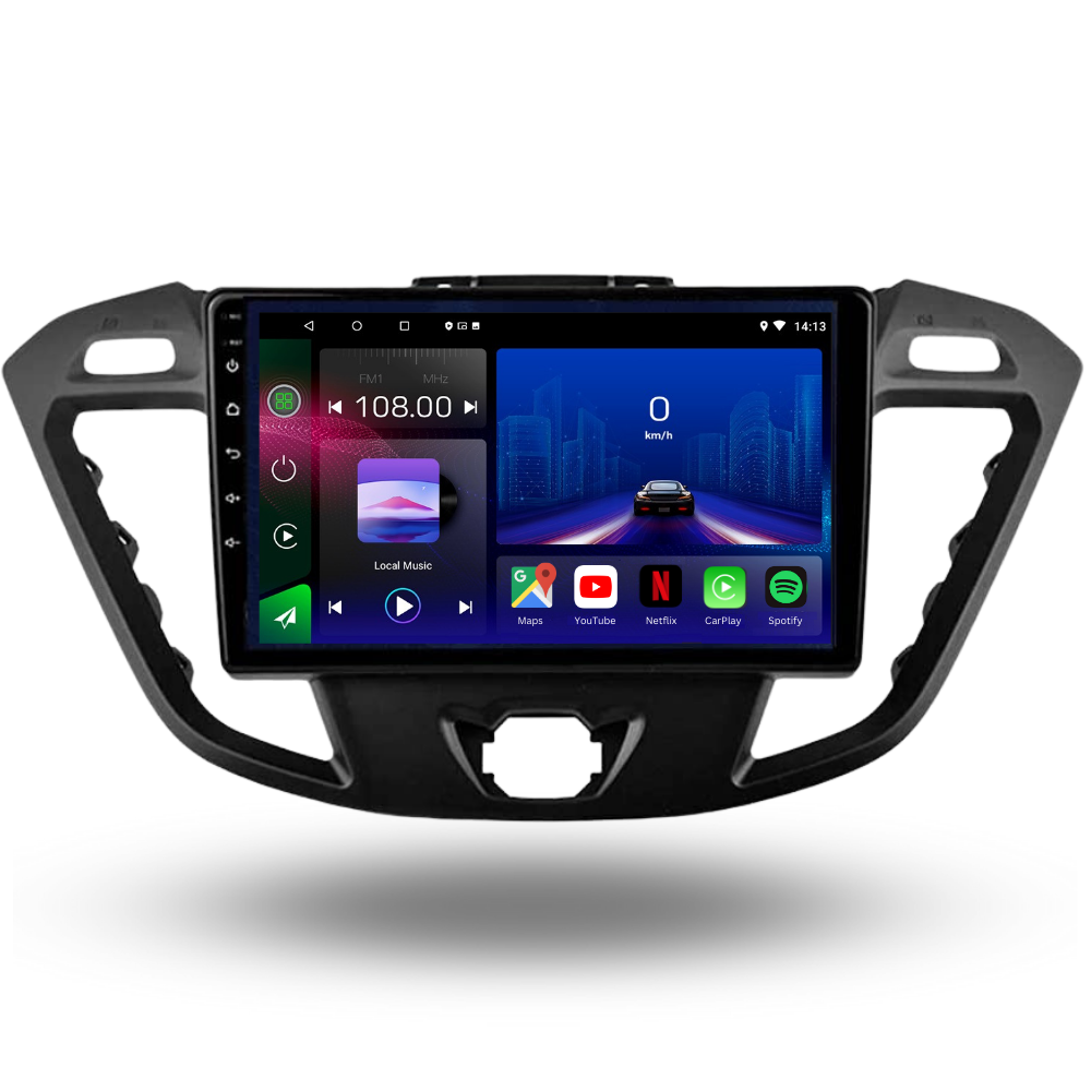 TOPTAKTIL Ford Transit Custom | MK8 | 2013-2018 | Android 15 autoradio | Apple CarPlay | Android Auto
