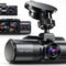 Dashcam Triple Lenses - 4K + Night vision + Mode Parking