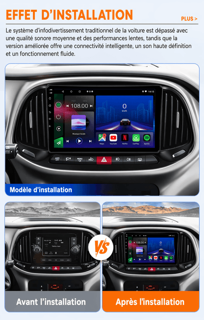 Fiat Doblo Maxi | 2015-2020 | Head Unit Android 15 | CarPlay |Android Auto