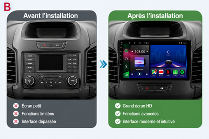 Ford Ranger T6 | 2011-2016 | Android 15 Head Unit | Apple CarPlay | Android Auto