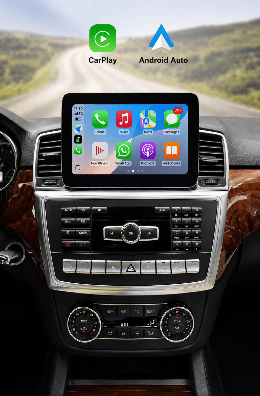 Mercedes | ML GL 2012-2016 | Android 15 Head Unit | Apple CarPlay | Android Auto