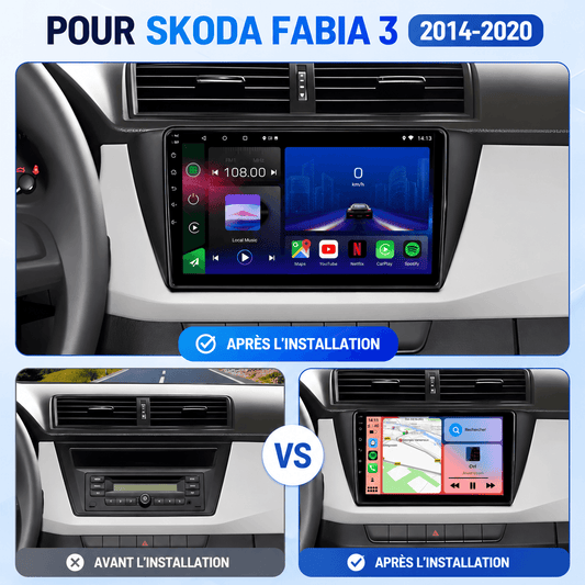 Skoda Fabia | 2015-2020 | Android 15 Head Unit | Apple CarPlay | Android Auto