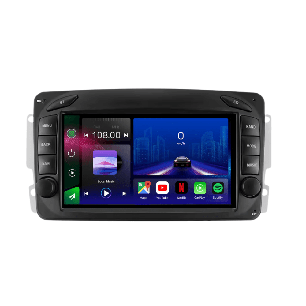 Head Unit Android 15 | Mercedes Benz Clk-W209 1998-2004 |Carplay | Android Auto