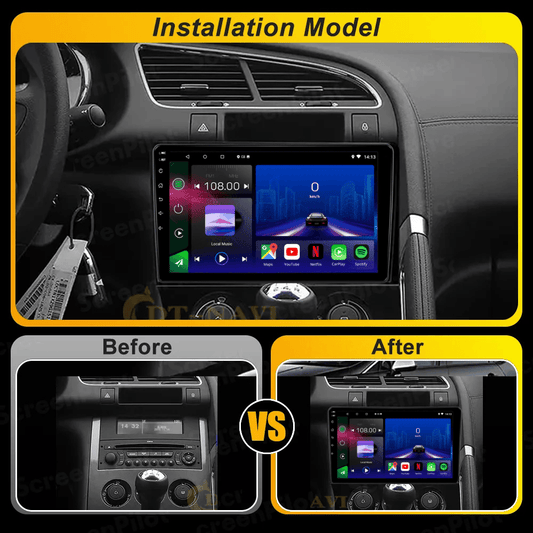 Peugeot | 3008 5008 | 2009-2016 | Android 15 Hoofdeenheid | Apple CarPlay | Android Auto