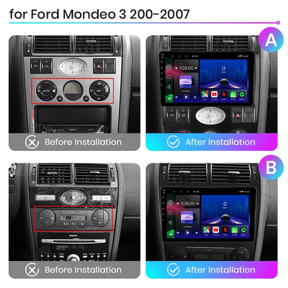 Ford Mondeo | MK3 | 2000-2007 | Android 13 Head Unit | Apple CarPlay | Android Auto
