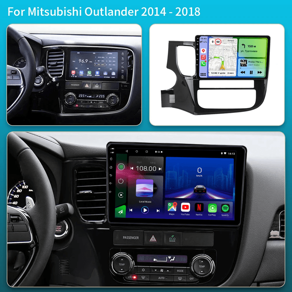 Mitsubishi Outlander | 2012-2018 | Android 15 Head Unit | Apple CarPlay | Android Auto