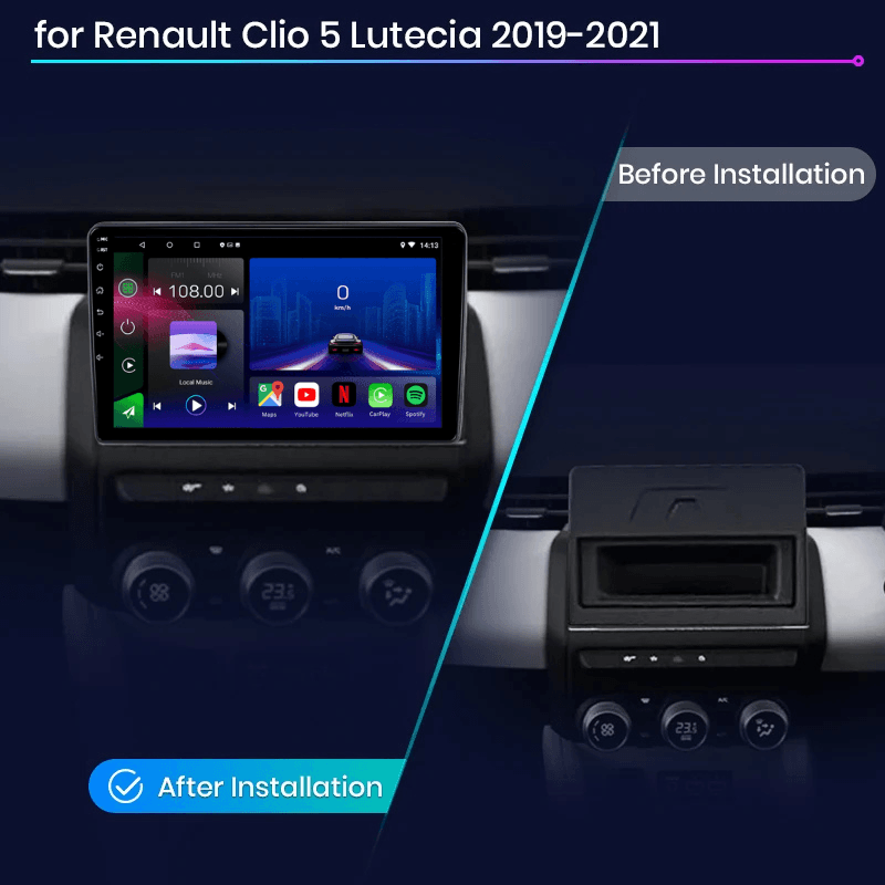 Renault Clio 5 | 2019-Heute | Android 15 Head Unit | Apple CarPlay | Android Auto