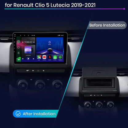 Renault Clio 5 | 2019-Heute | Android 15 Head Unit | Apple CarPlay | Android Auto