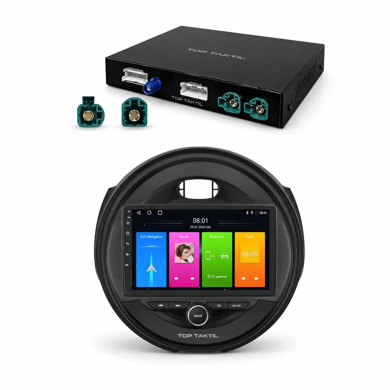 Kit Nachrüstung Apple CarPlay BMW Mini – Behalten Sie das Original, fügen Sie das Moderne hinzu