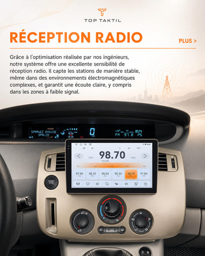 Renault Scenic 2 | 2004 -2008 | Android 15 Head Unit | Apple CarPlay | Android Auto