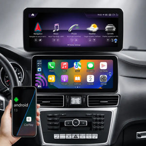 Android Head Unit 13, 12.3'' voor Mercedes C/GLC W205 2015-2018 | CarPlay, Android Auto