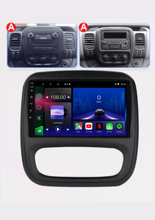 TOPTAKTILOpel Vivaro | Renault Traffic | 2014 - 2021 | Android 15 Autoradio | Apple CarPlay | Android Auto