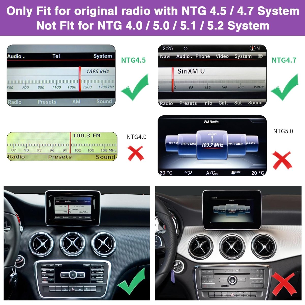 TOPTAKTILAutoradio Android 13 taille 12.3'' pour Mercedes C/GLC W205 2015 - 2018 | CarPlay, Android Auto
