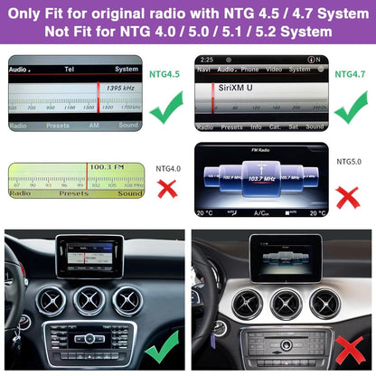 TOPTAKTILAutoradio Android 13 taille 12.3'' pour Mercedes C/GLC W205 2015 - 2018 | CarPlay, Android Auto