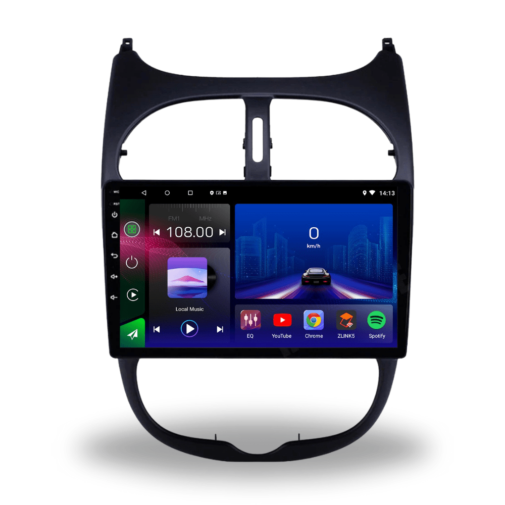 TOPTAKTILPeugeot 206 206 CC | 1998 - 2013 | Android 15 autoradio | Apple CarPlay | Android Auto
