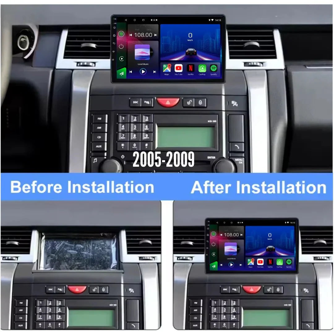 TOPTAKTILRange Rover Sport | 2005 - 2013 | Android 15 autoradio | Apple CarPlay | Android Auto