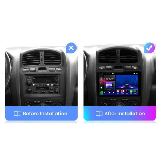 TOPTAKTILHyundai Santa Fe 1 | 2001 - 2006 | Android 15 autoradio | Apple CarPlay | Android Auto