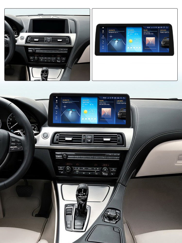 TOPTAKTILBMW 6 Series 2010 - 2017 F06 F12 F13 Android 15 Autoradio CarPlay & Android Auto CIC NBT