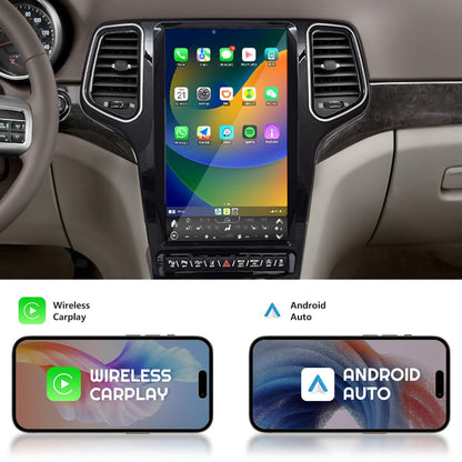 TOPTAKTILJeep Grand Cherokee 2014 - 2022 | Autoradio 13.6'' Android 12, GPS, CarPlay, 128GB