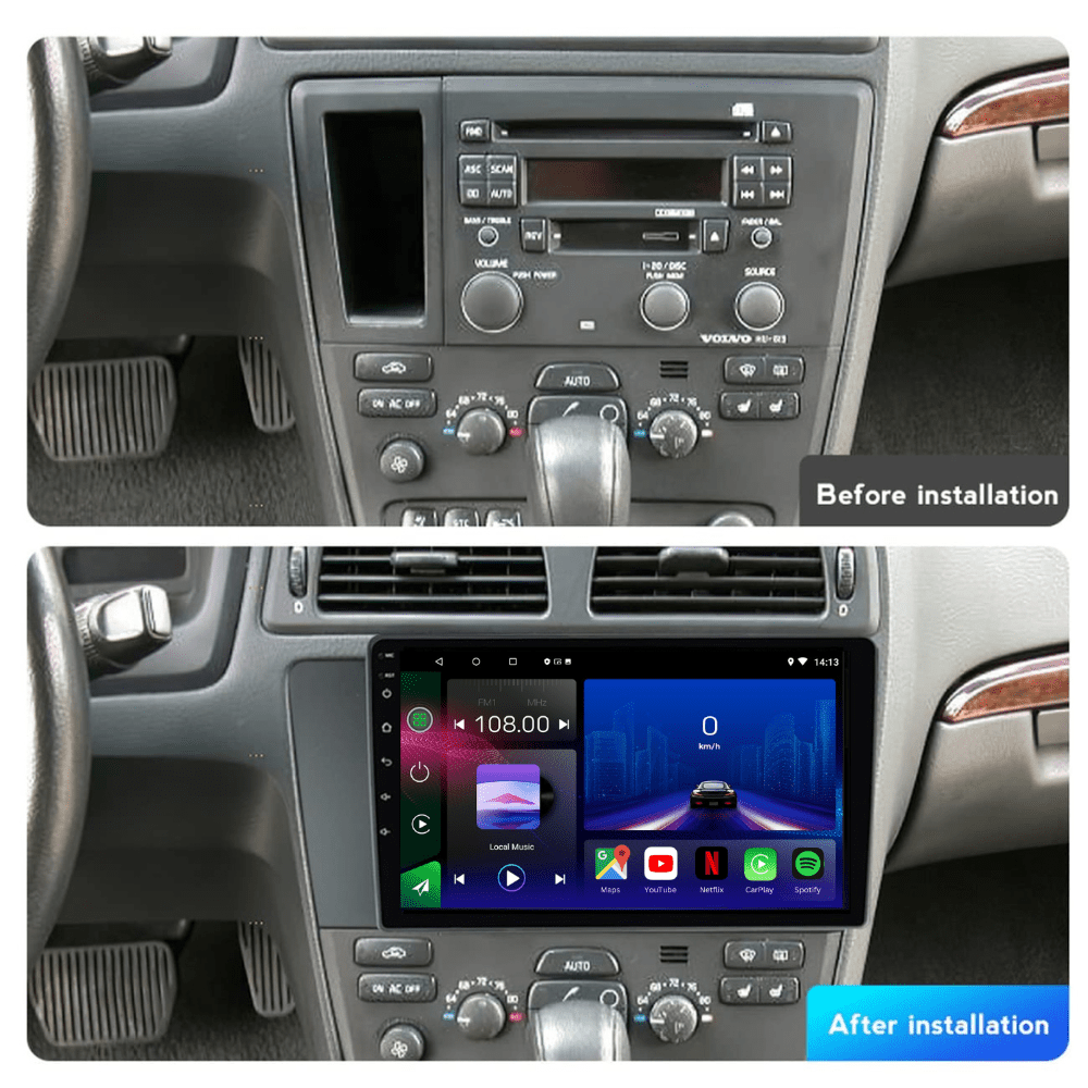 TOPTAKTILVolvo XC70 | V70 | S60 | 2004 - 2007 | Android 15 autoradio | Apple CarPlay | Android Auto