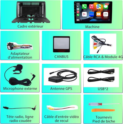 TOPTAKTILCitroen Jumpy | Peugeot Expert | Fiat Scudo | Toyota Proace | 2007 - 2016 | Android 15 autoradio | Apple CarPlay | Android Auto