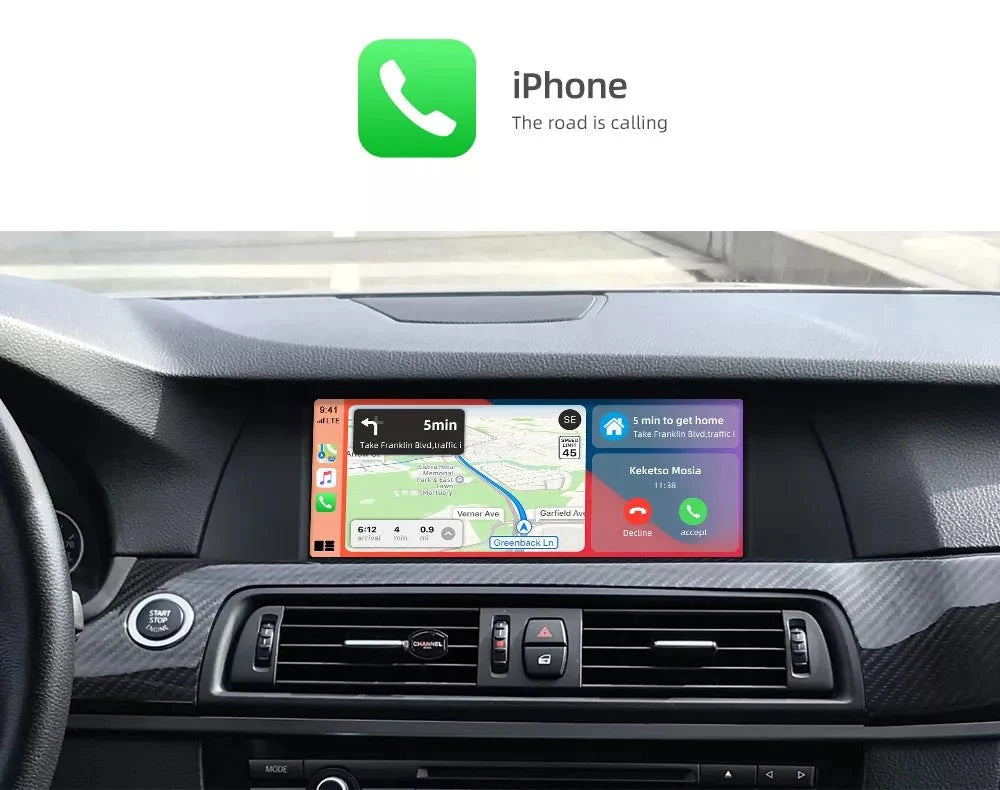 TOPTAKTILApple CarPlay sans fil | Rétrofit pour BMW | Android Auto | Décodeur | IntégrationÀ domicile